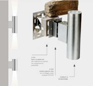Sistema di illuminazione per facciate in pietra Geopietra