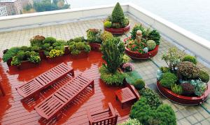 Terrazza sul mare realizzata in collaborazione con Bacchi