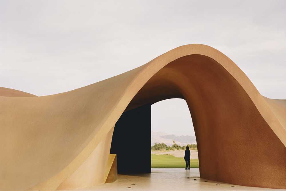 Organic architecture for Ayla Golf Academy & Clubhouse in the desert