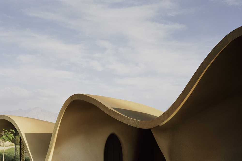 Organic architecture for Ayla Golf Academy & Clubhouse in the desert