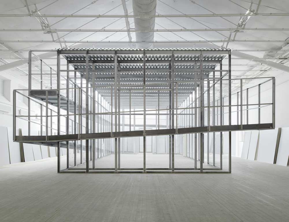 metal structure gallery art gallery