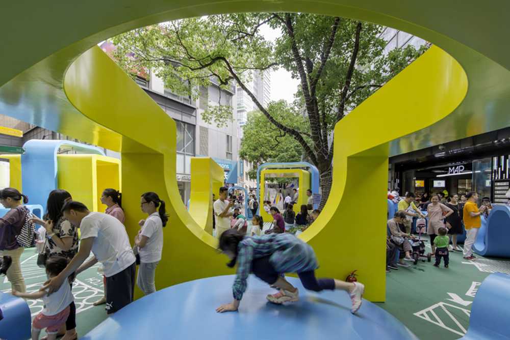 parco giochi forem colorate giallo