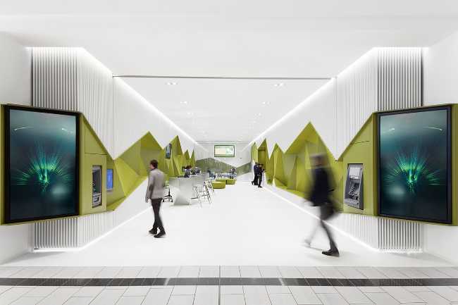 interior design concept per la banca