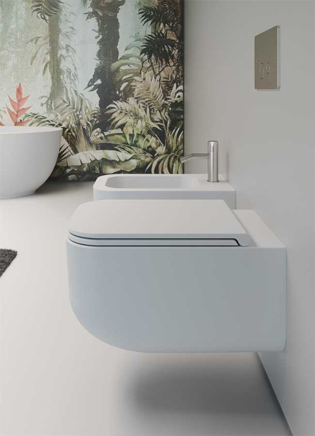 Materiali innovativi per la linea di sanitari REVOLUTION