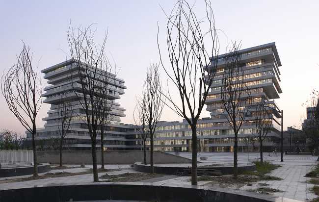università in Cina urbanizzazione piazza