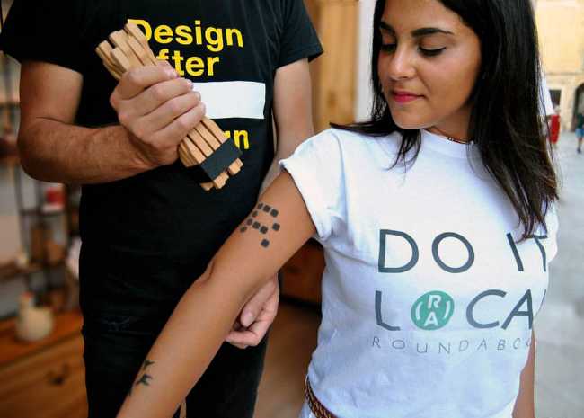 tatuaggio timbri in legno