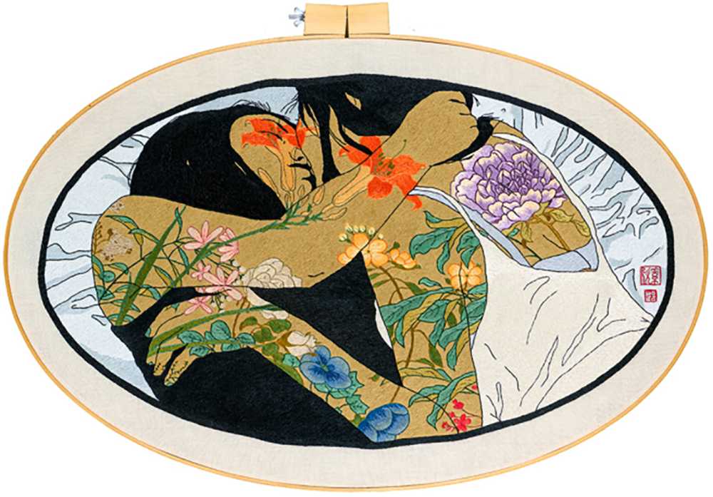 ricamo e arte grafica