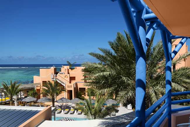 color hotel diseño vista terraza