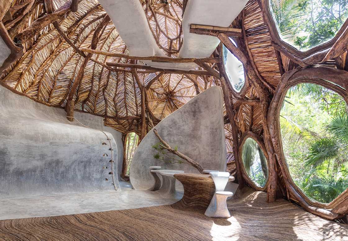 museum eco-sustainable wooden structure