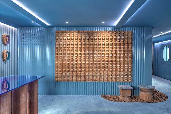 paravento in terracotta