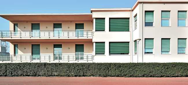 borsalino gardella sanatorio volumi facciata