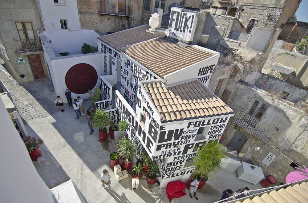 Farm Culture Park view of the village