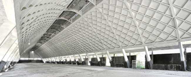 nervi paraboloidi tortona struttura acciaieria