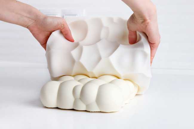 silicone molds 3D prints cake design
