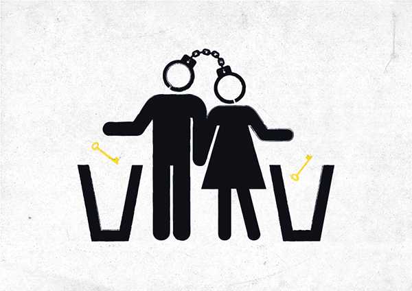 Vision of life through pictograms and illustrations