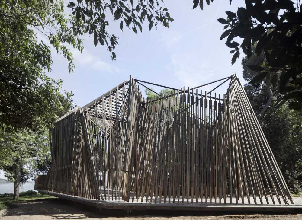 struttura temporanea legno