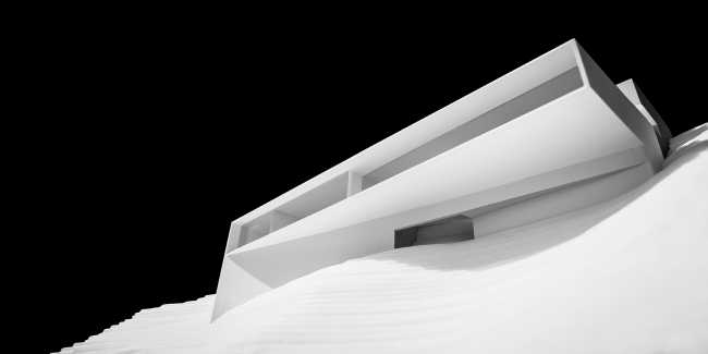 studio modello villa razionalista total white