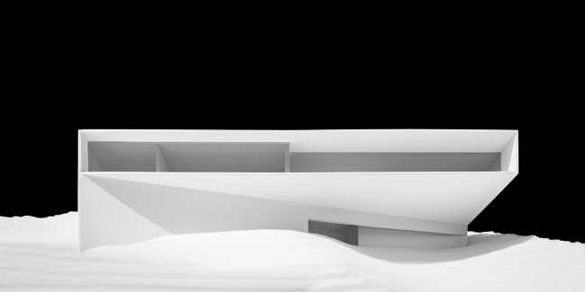 studio modello villa razionalista total white