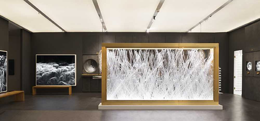 lounge installazione ghiaccio stand