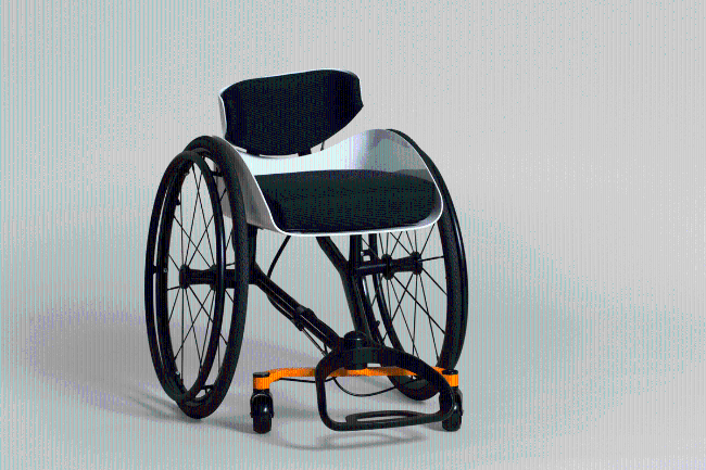 sedia a rotelle stampa 3D