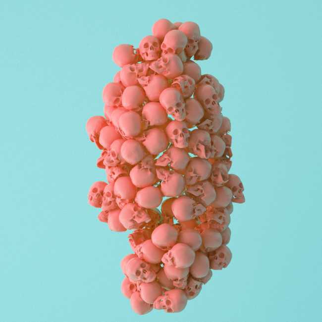 palloncini pantone colori pastello grafica 3D