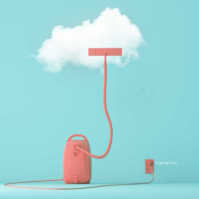 aspirapolvere pantone colori pastello grafica 3D