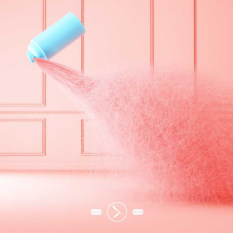 spray pantone colori pastello grafica 3D