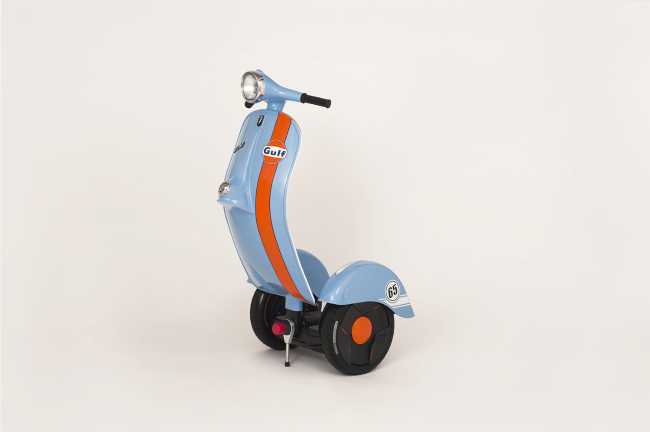 Scooter Zero blue and red