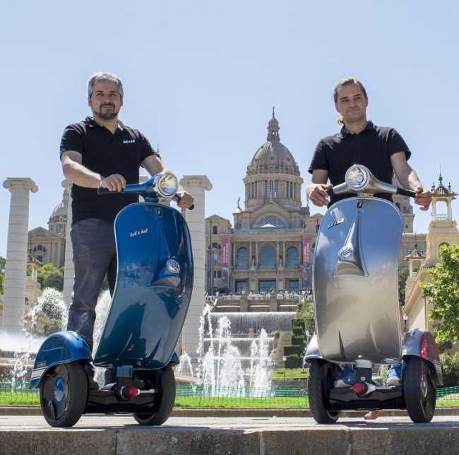 Zero scooter on the road