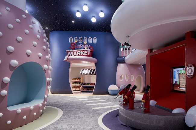 miniature city playground shopping mall
