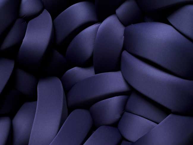 Seduta caotica ergonomica blu