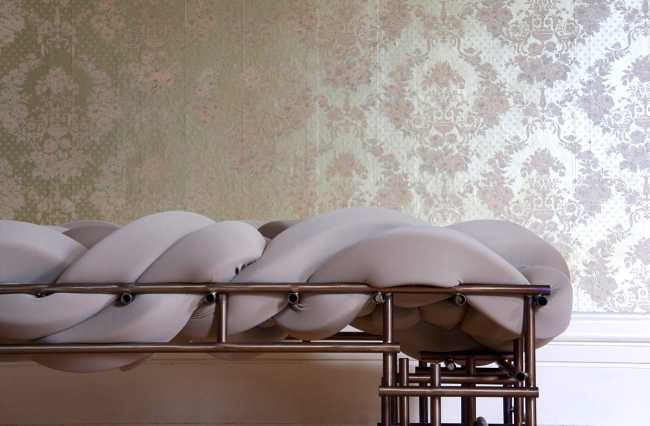 Seduta caotica ergonomica beige