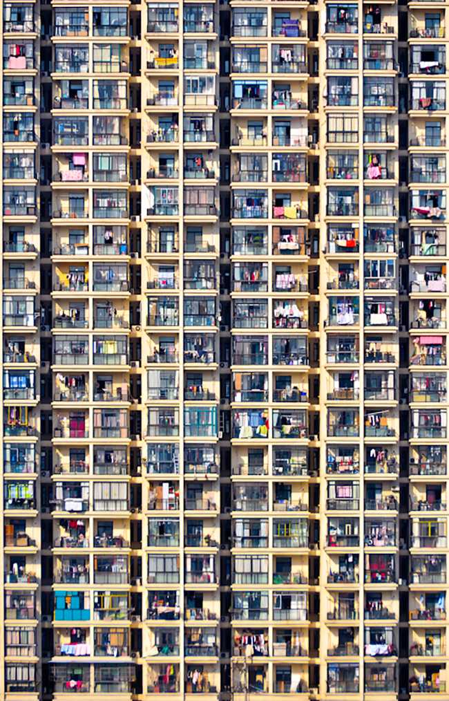 Fachada del edificio de fotografía y arquitectura