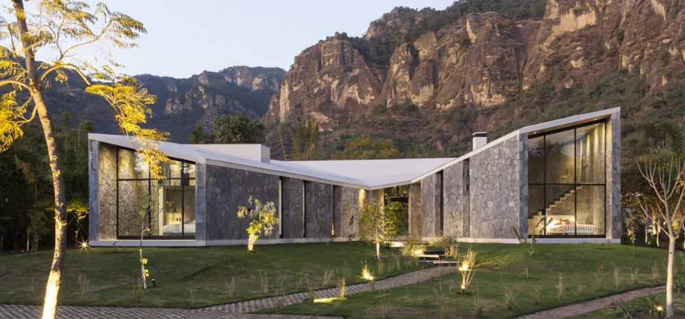 Stone villa in the mountains