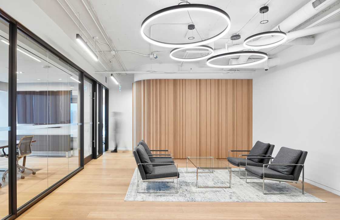 Interior design of an office in Toronto