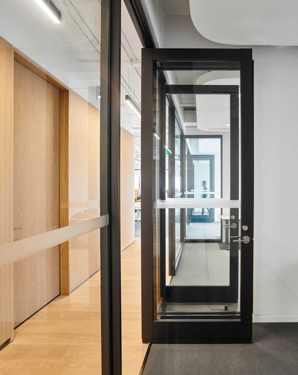 Office in oak wood