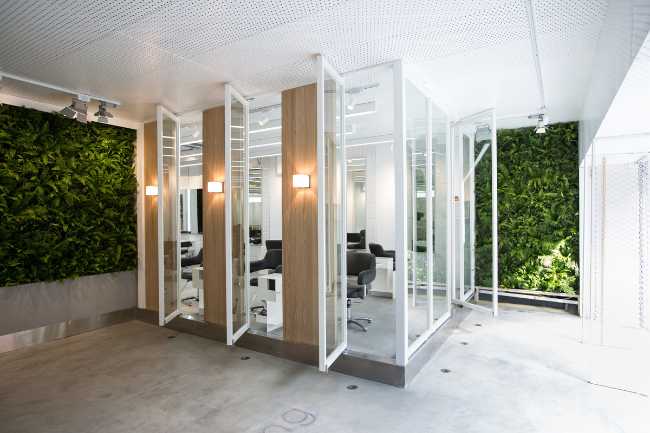 Interior design for a hair studio