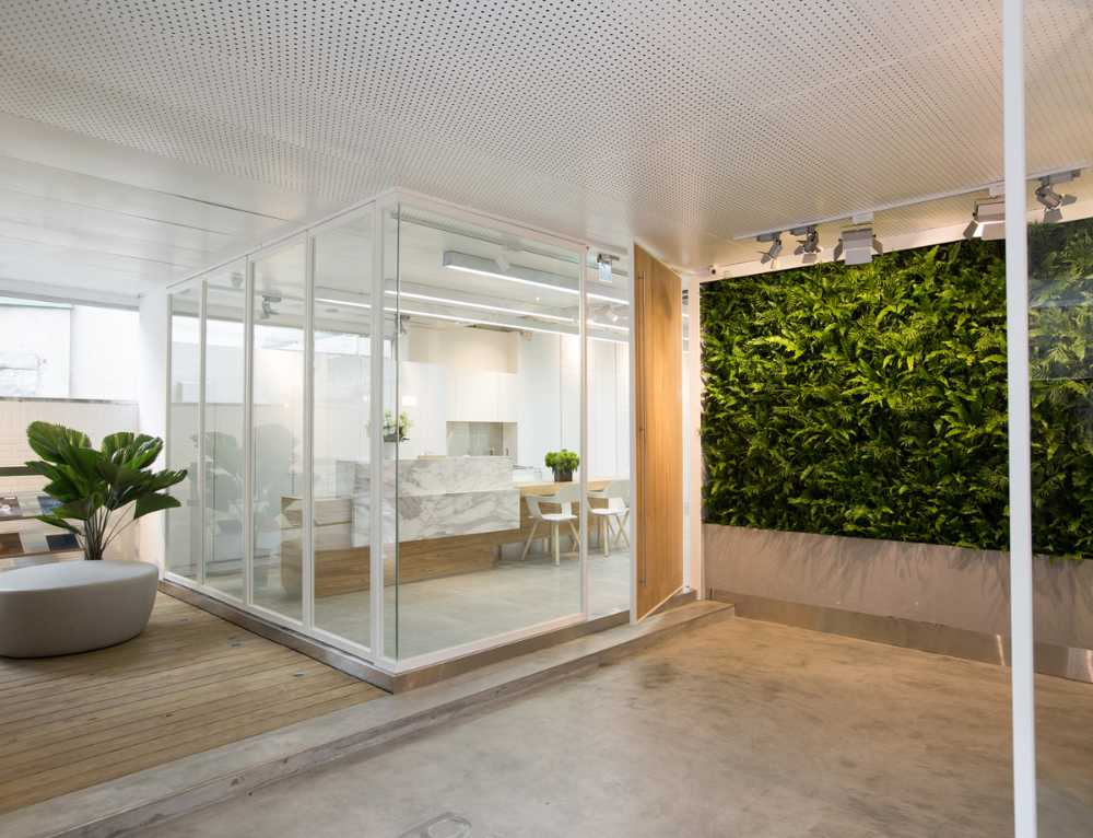 Interior design vetrate e giardini verticali