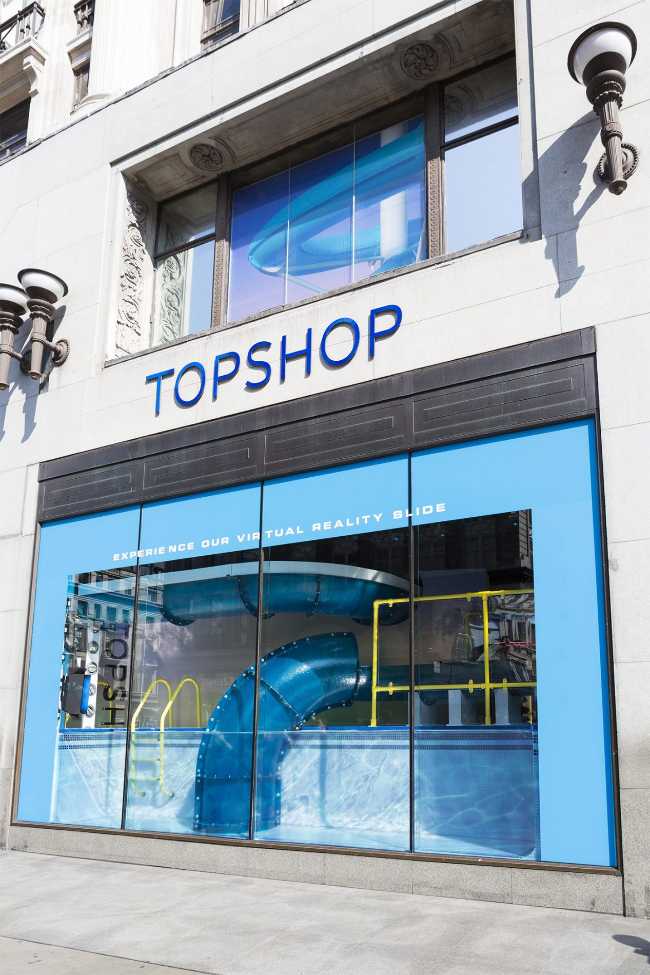 Tienda en Londres entre realidad virtual y diseño