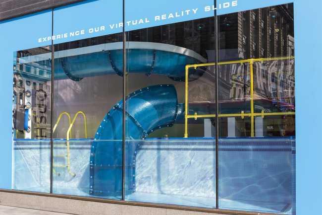 Tienda en Londres entre realidad virtual y diseño