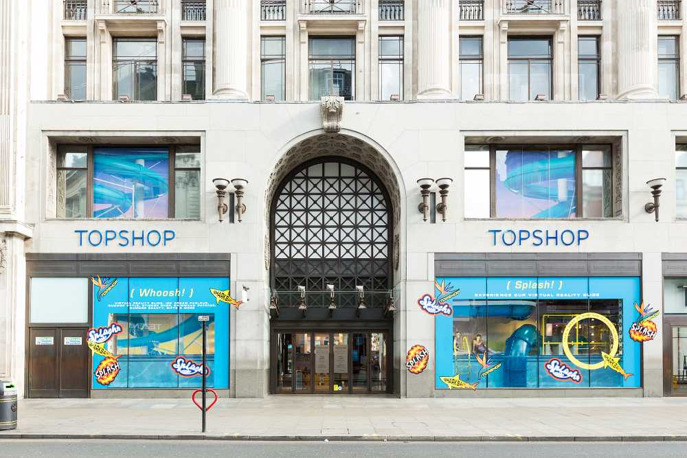 Store in London between virtual reality and design