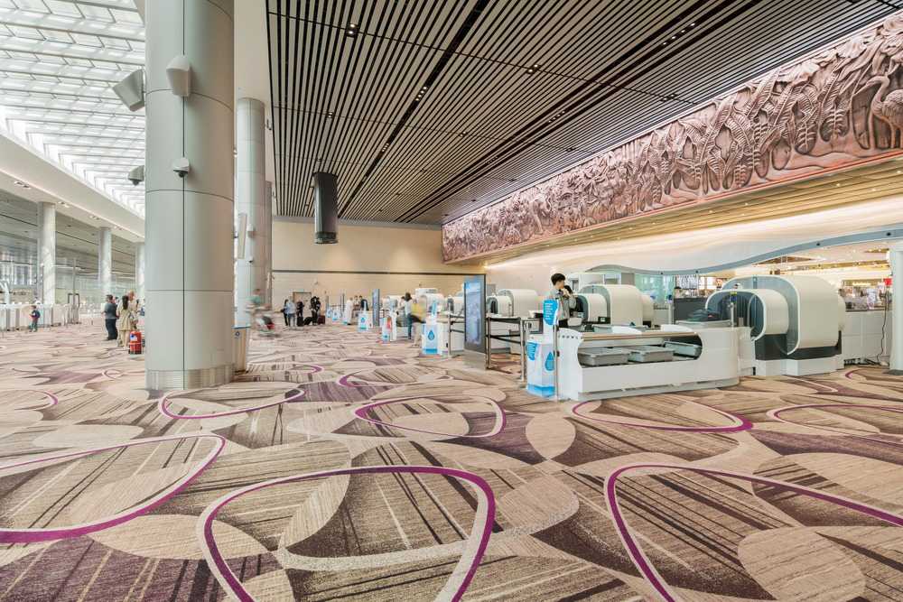 Media design in an airport