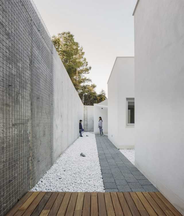 Villa moderna spazi esterni