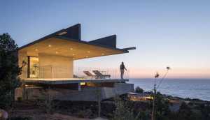 Casa su un pendio in cile