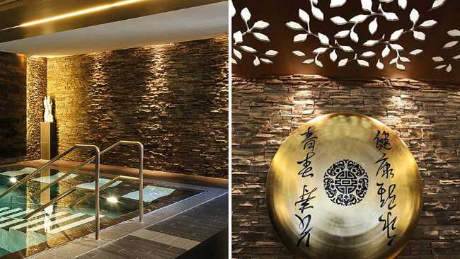 Eleganza della pietra e leggerezza dei richiami orientali