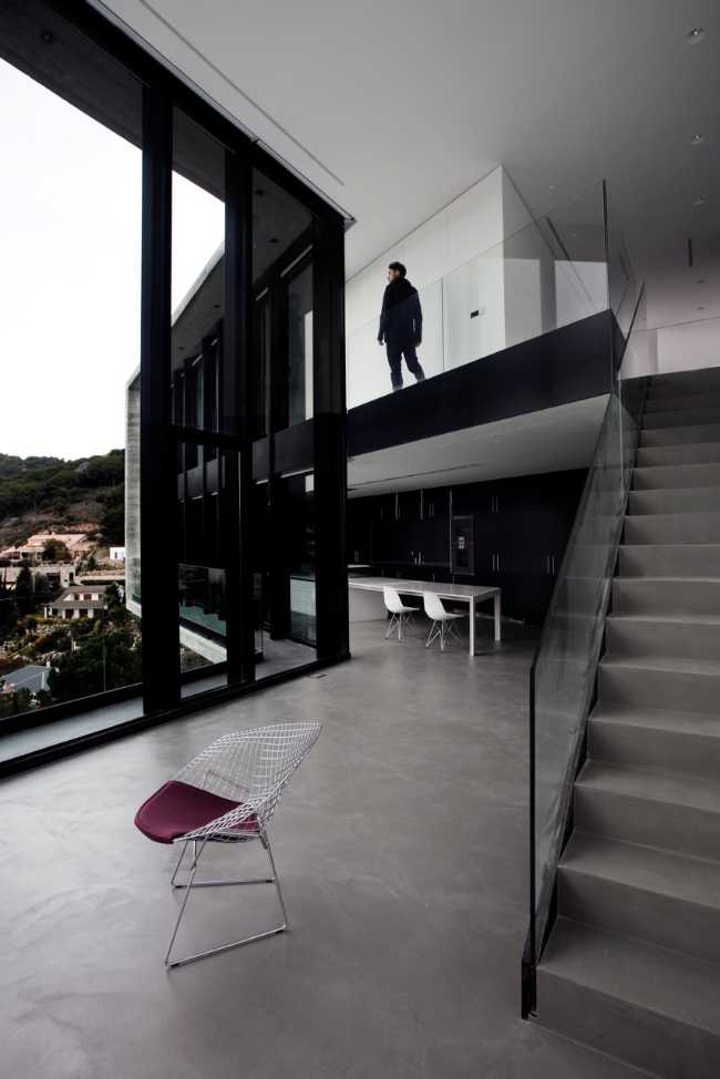 internal staircase glazed