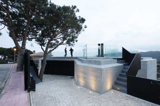 terrace with garden view