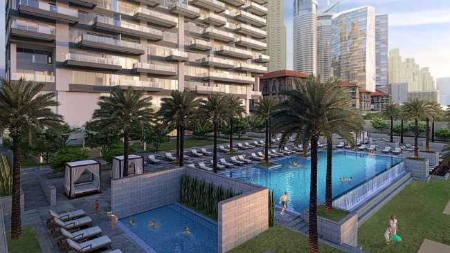 Relaxation room of a luxury residence