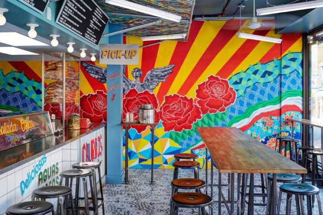 grafica a parete pop arte caffetteria bar
