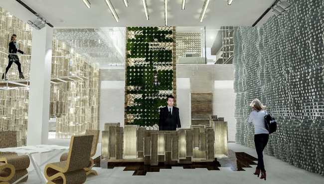 interior de cartón minorista mínimo